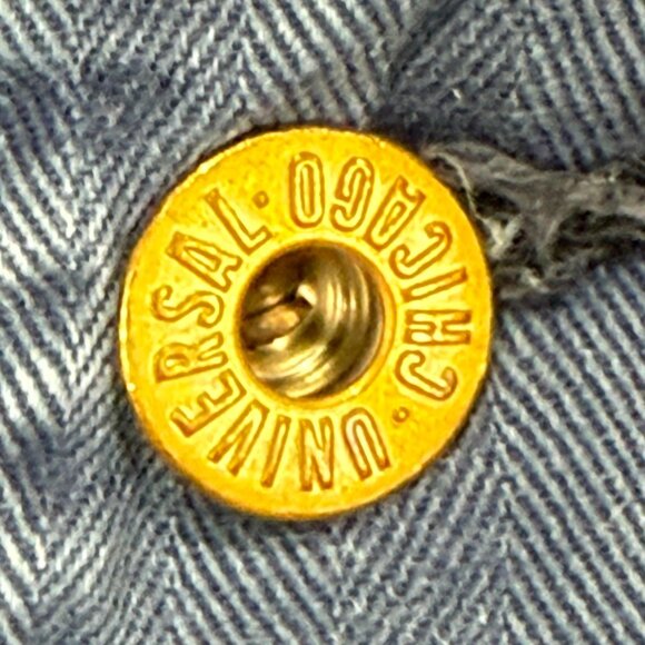 Vintage Universal Overall Stone Cutter Denim Coveralls XL Made In Mexico 90's - Picture 4 of 14